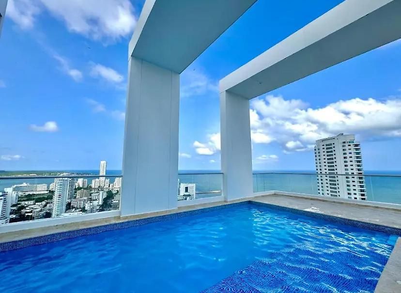 Apartment Espectacular Duplex En Bocagrande Con Vista Al Mar Y La Bahia