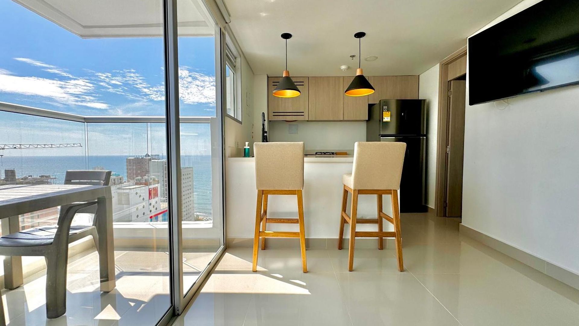 Espectacular Duplex En Bocagrande Con Vista Al Mar Y La Bahia Apartment